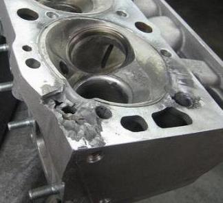 Cylinder head repair work